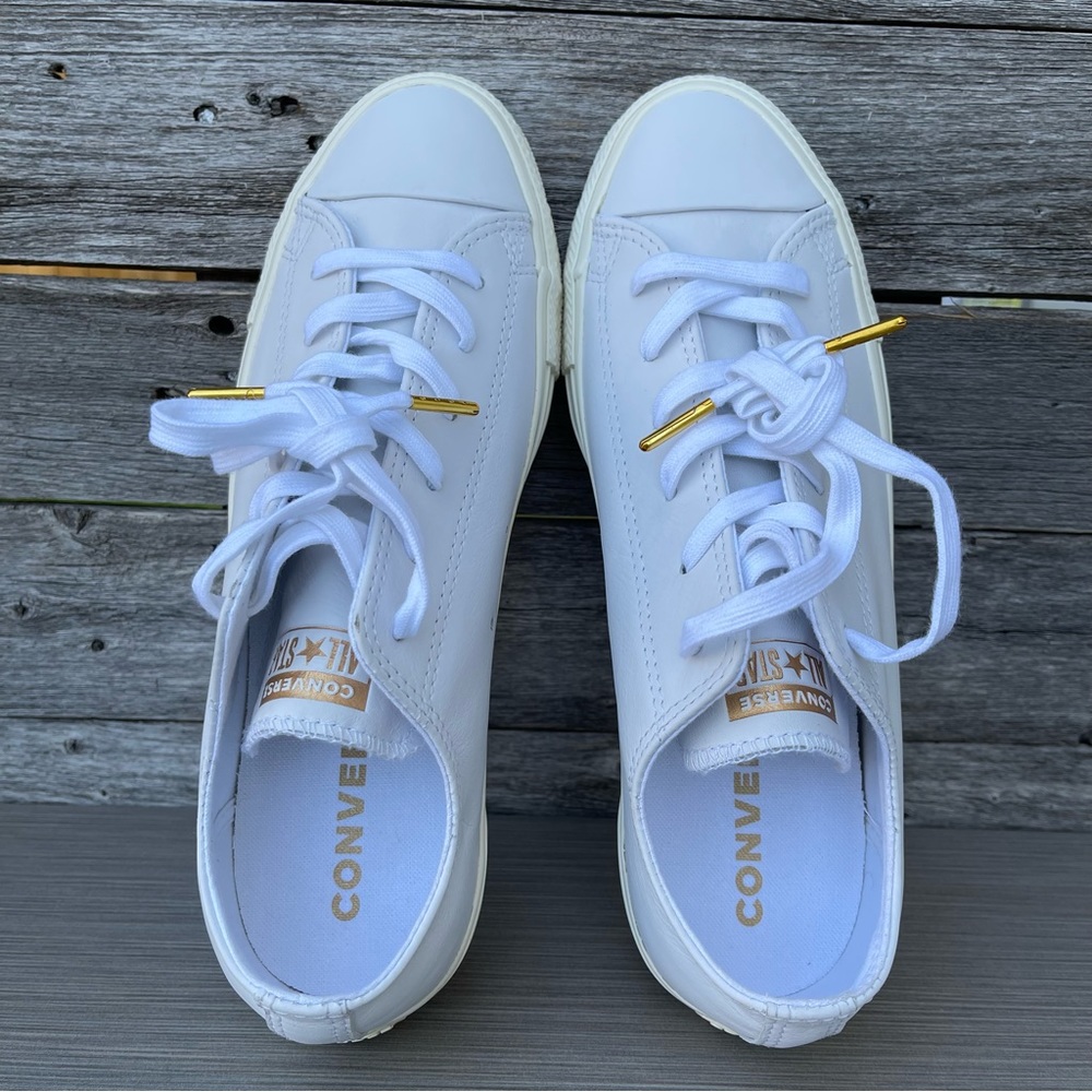 Converse Ct Ox Unisex Leather Sneakers - Picture 9 of 12